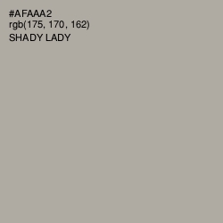 #AFAAA2 - Shady Lady Color Image